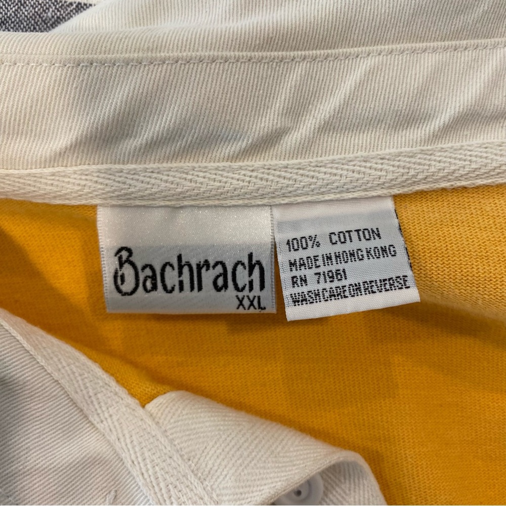 Bachrach Vintage Colorful Women's Polo Top size XXL 100% Cotton - Picture 6 of 8